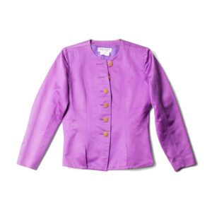 Yves Saint Laurent Vintage Jacket Purple Gold