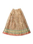 Yves Saint Laurent Vintage Pleated Lurex Maxi Skirt Multicolor