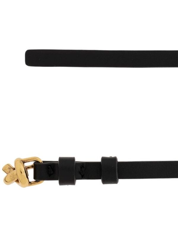 Bottega Veneta Regular Belt 776108VALKO1019 BLACK M BRASS