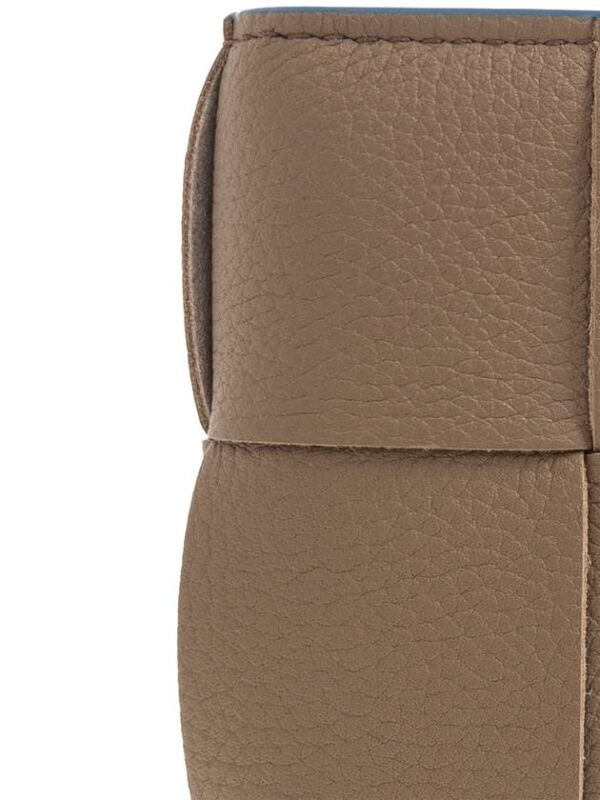 Bottega Veneta Bottega Veneta Leather Card Holder, Men's, Brown