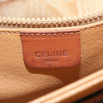 CELINE Macadam Canvas Shoulder Bag PVC Leather Brown  ai095