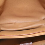 CELINE Macadam Canvas Shoulder Bag PVC Leather Brown  ai095