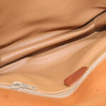 CELINE Macadam Canvas Shoulder Bag PVC Leather Brown  ai095