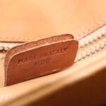 CELINE Macadam Canvas Shoulder Bag PVC Leather Brown  ai095