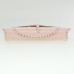 CELINE Studs Shoulder Bag Leather Pink CE00/23  am3799