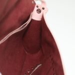 CELINE Studs Shoulder Bag Leather Pink CE00/23  am3799