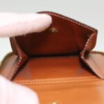 CELINE Macadam Canvas Travel Case PVC Leather Brown  am3943