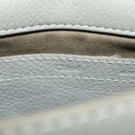 Chloe Mercy Small Saddle Shoulder Bag Leather Gray am4200