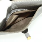 Chloe Mercy Small Saddle Shoulder Bag Leather Gray am4200
