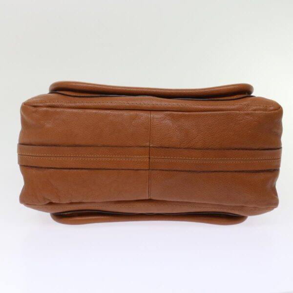 Chloe Paraty Shoulder Bag Leather 2way Brown am4763