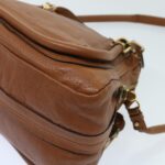 Chloe Paraty Shoulder Bag Leather 2way Brown am4763