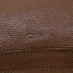 Chloe Paraty Shoulder Bag Leather 2way Brown am4763