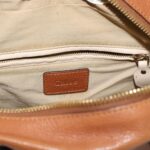 Chloe Paraty Shoulder Bag Leather 2way Brown am4763