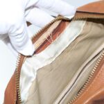 Chloe Paraty Shoulder Bag Leather 2way Brown am4763