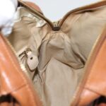 Chloe Paraty Shoulder Bag Leather 2way Brown am4763