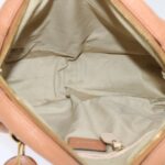 Chloe Paraty Hand Bag Leather 2way Brown 02-11-50 am4850