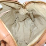 Chloe Paraty Hand Bag Leather 2way Brown 02-11-50 am4850