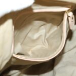 Chloe Paraty Hand Bag Leather 2way Brown 02-11-50 am4850