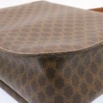 CELINE Macadam Canvas Hand Bag Brown  ar5139