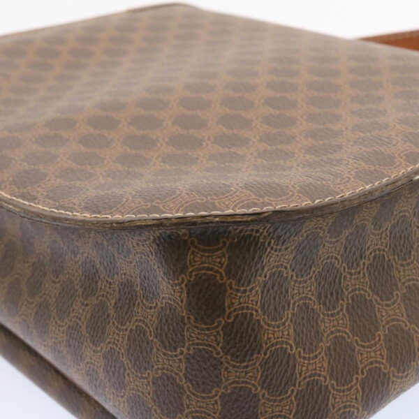 CELINE Macadam Canvas Hand Bag Brown  ar5139