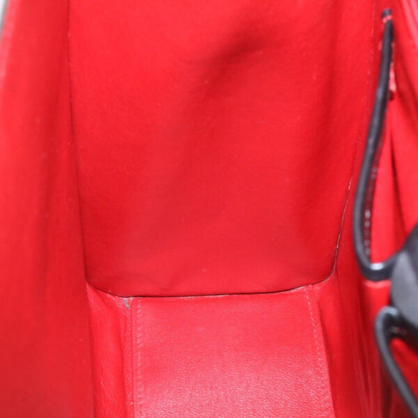 CELINE Shoulder Bag Leather Black  ar5783