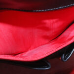 CELINE Shoulder Bag Leather Black  ar5783