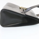 CELINE Shoulder Bag Leather Black  ar5783