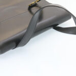 CELINE Shoulder Bag Leather Black  ar5783