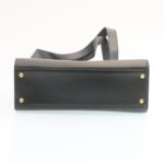 CELINE Shoulder Bag Leather Black  ar5783