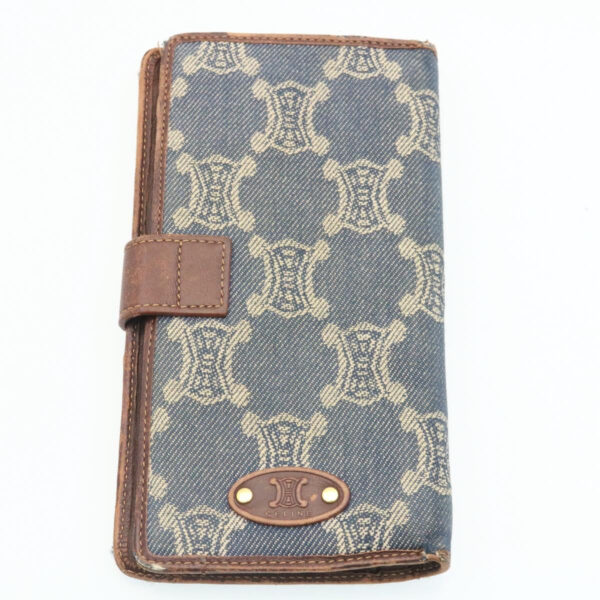 CELINE Macadam Wallet 6Set Blue Black Brown  ar5849