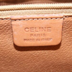CELINE Horse Carriage Macadam Canvas Shoulder Bag Brown  ar6197