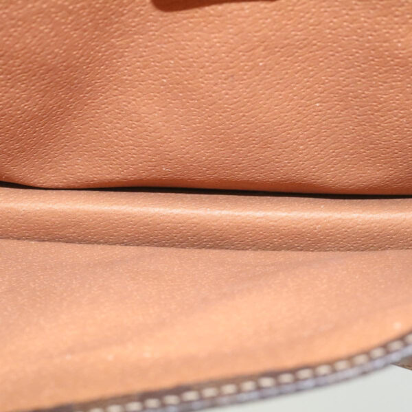 CELINE Horse Carriage Macadam Canvas Shoulder Bag Brown  ar6197