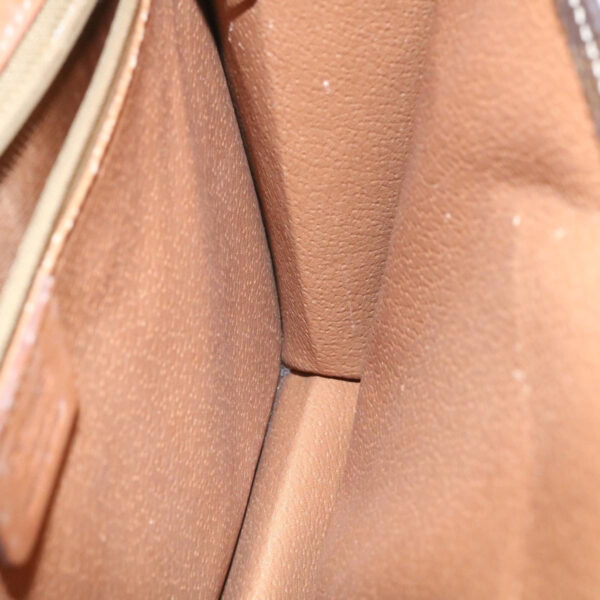 CELINE Horse Carriage Macadam Canvas Shoulder Bag Brown  ar6197