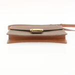 CELINE Horse Carriage Macadam Canvas Shoulder Bag Brown  ar6197
