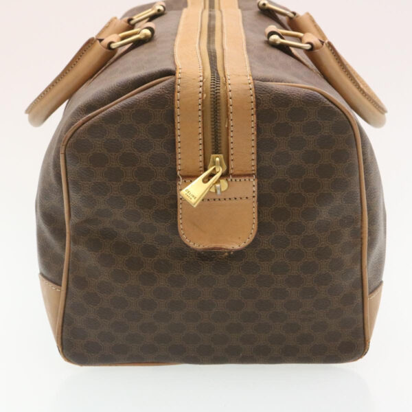 CELINE Macadam Canvas Hand Bag Boston Bag 2Set Brown Beige  ar6340