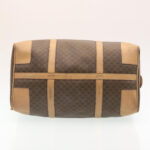 CELINE Macadam Canvas Hand Bag Boston Bag 2Set Brown Beige  ar6340