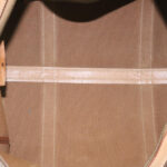 CELINE Macadam Canvas Hand Bag Boston Bag 2Set Brown Beige  ar6340