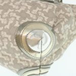 CELINE Horse Carriage Hand Bag PVC Leather Gray  ar6608