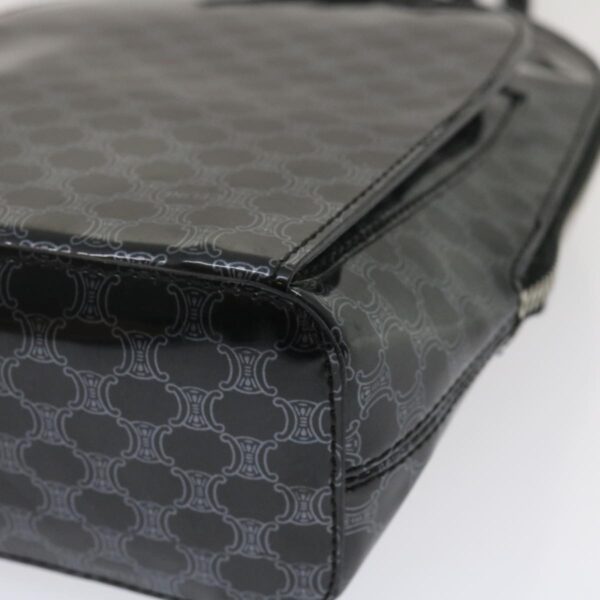 CELINE Macadam Backpack Vinyl Black  ar6749
