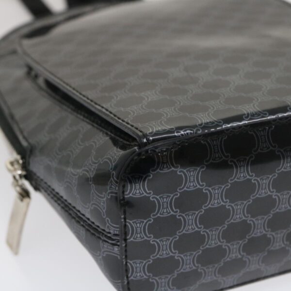 CELINE Macadam Backpack Vinyl Black  ar6749