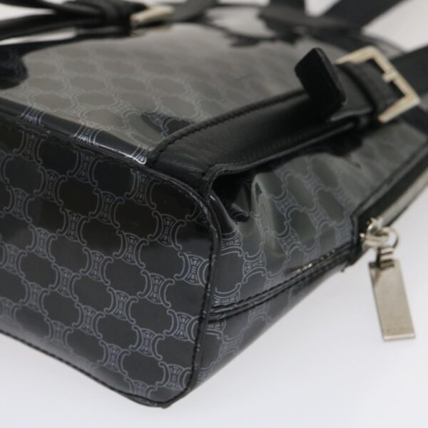 CELINE Macadam Backpack Vinyl Black  ar6749