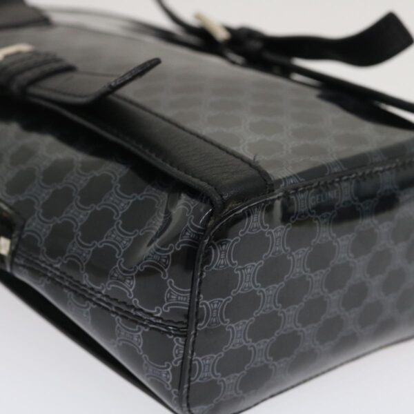 CELINE Macadam Backpack Vinyl Black  ar6749