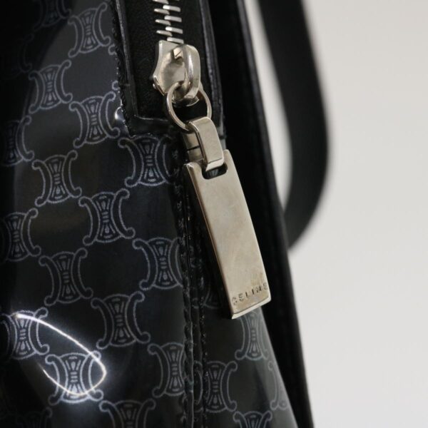 CELINE Macadam Backpack Vinyl Black  ar6749