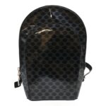 CELINE Macadam Backpack Vinyl Black  ar6749