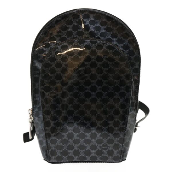 CELINE Macadam Backpack Vinyl Black  ar6749