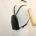 CELINE Macadam Backpack Vinyl Black  ar6749