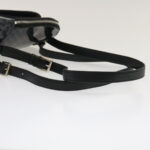 CELINE Macadam Backpack Vinyl Black  ar6749