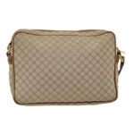 CELINE Macadam Canvas Shoulder Bag Beige Brown  ar7069