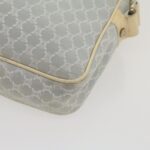 CELINE Macadam Canvas Shoulder Bag Light Blue  ar7070
