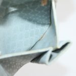 CELINE Macadam Canvas Shoulder Bag Light Blue  ar7070